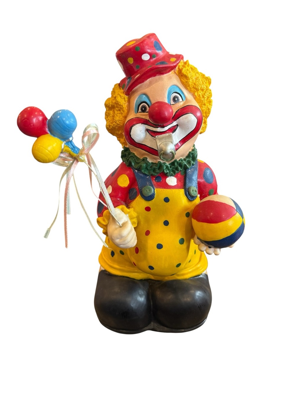 Animated 13" Novelty Rubber Dancing Circus Clown - DD Toys Corp. Works